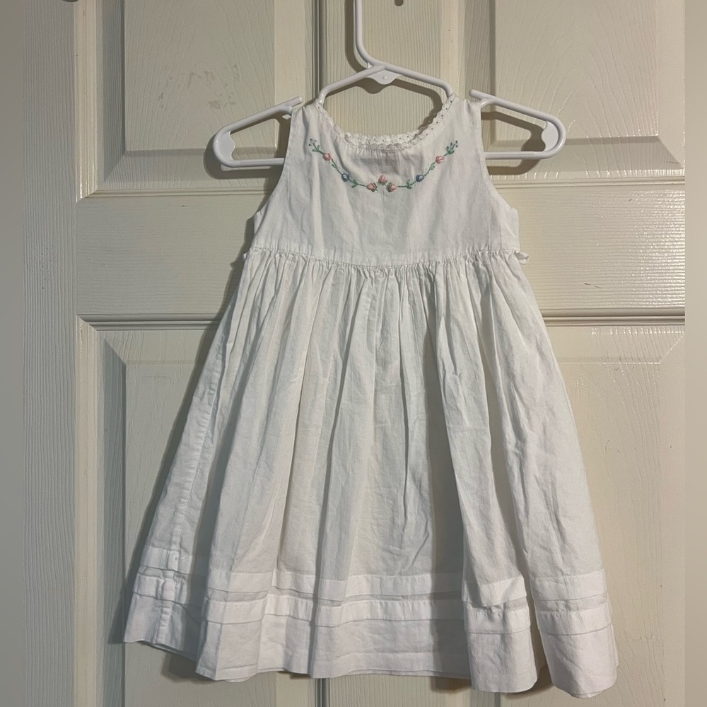 Strasburg dress baby girl embroidered flowers